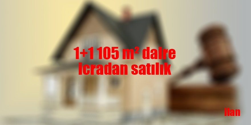 1+1 105 m² daire icradan satılık