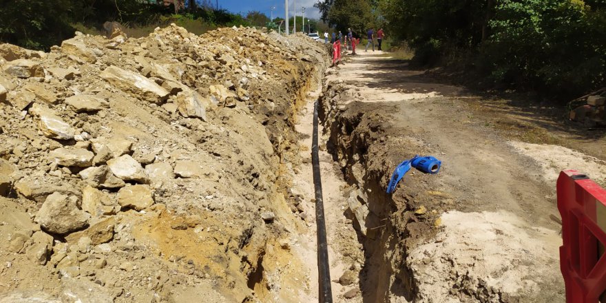 Köylerde altyapı çalışması devam ediyor