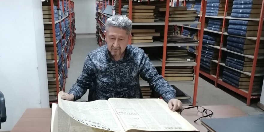 Tarihçi Şükür, arşiv çalışmalarına devam ediyor
