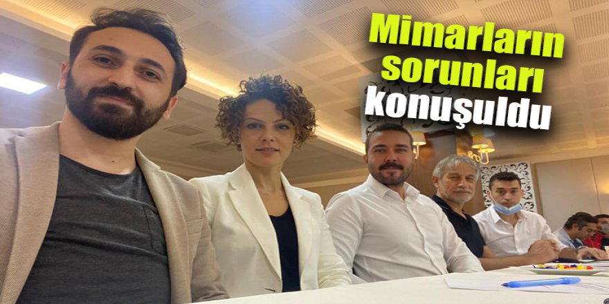Mimarların sorunları konuşuldu