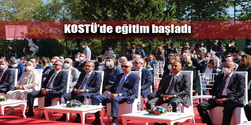 KOSTÜ’de eğitim başladı
