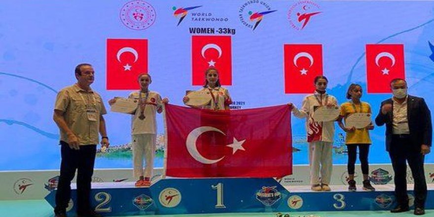 Beyzanur bronzu kaptı