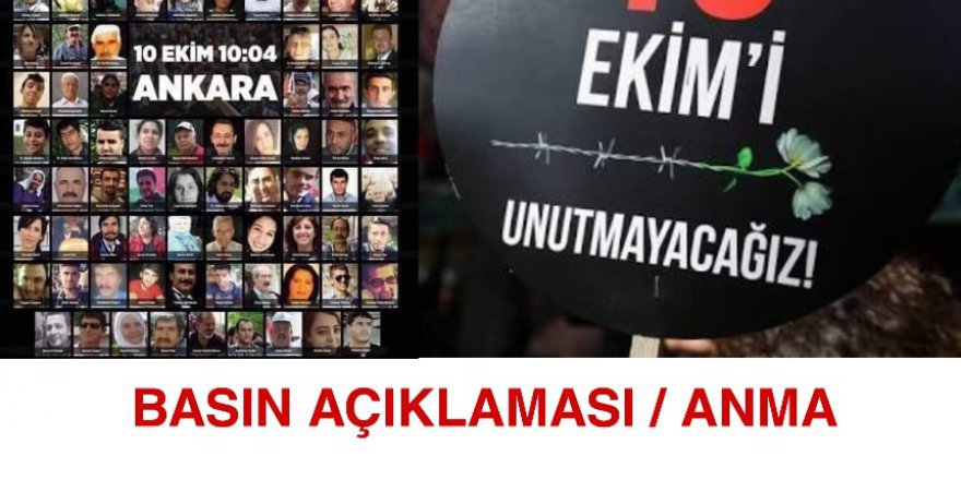 Ankara Katliamı’nın yıldönümünde 103 can anılıyor