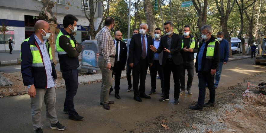 Gündoğdu, Yürüyüş Yolu’ndaki çalışmaları inceledi