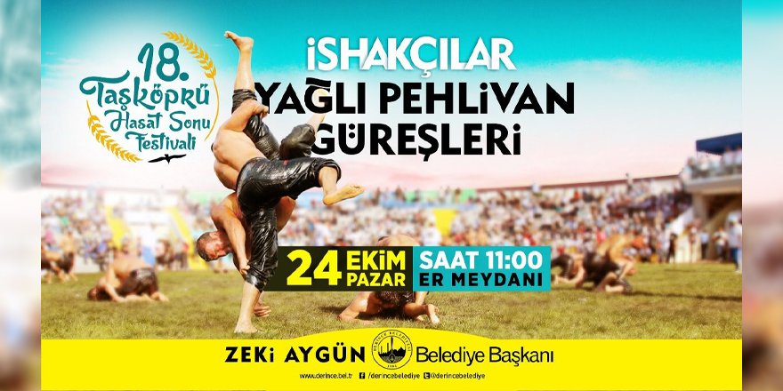 İshakçılar Güreşleri için geri sayım başladı