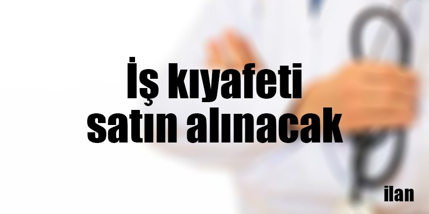 İş kıyafeti satın alınacak