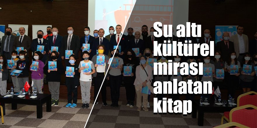 Su altı kültürel mirası anlatan kitap