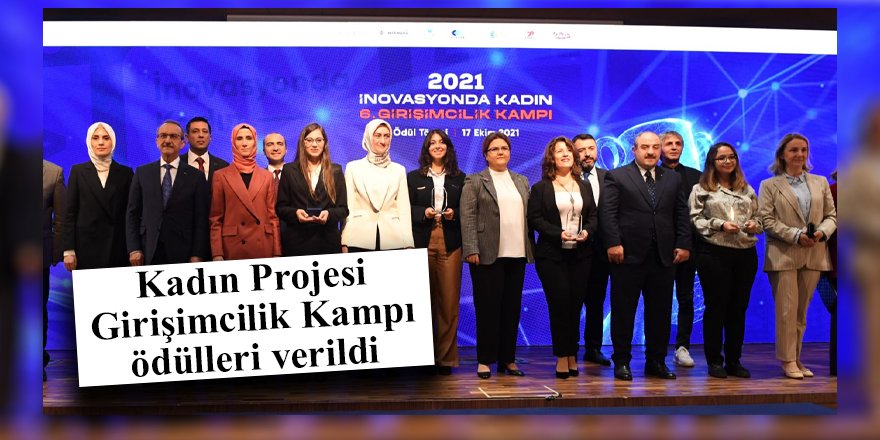 Kadın Projesi Girişimcilik Kampı ödülleri verildi