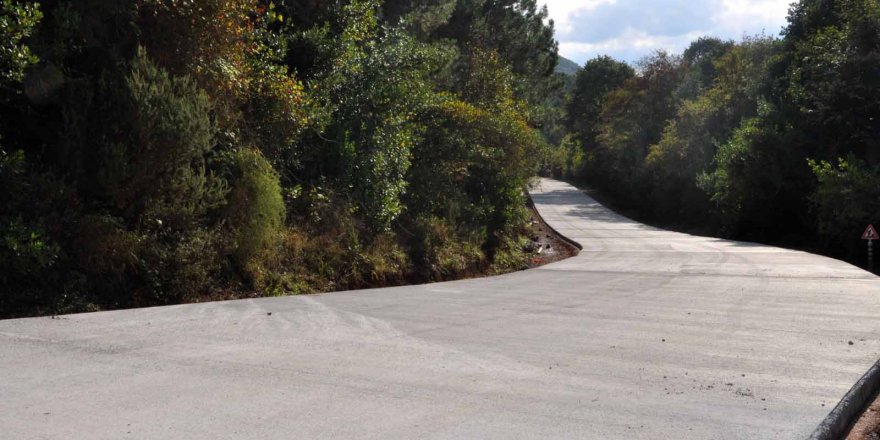 Köy yolları beton yol ile daha rahat ve konforlu