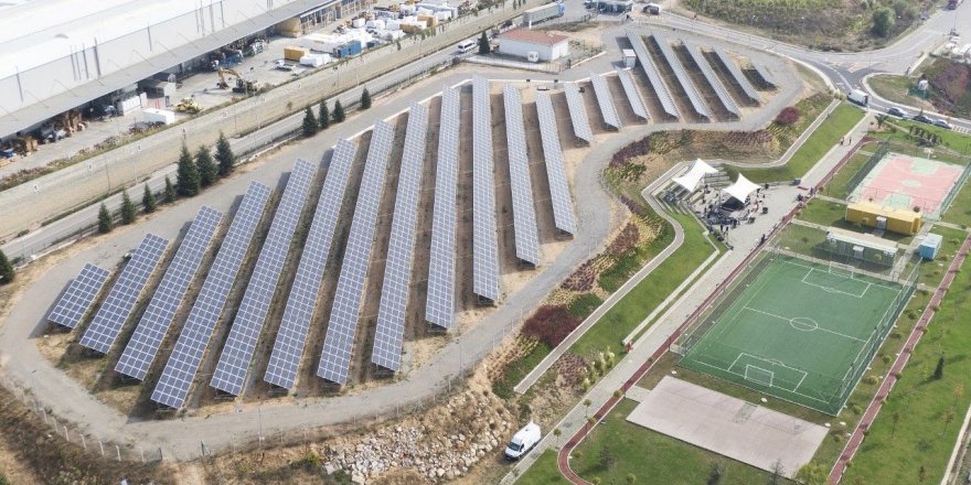 Güneş enerjisi tesisiyle yılda 1616 ağaç kurtarılacak