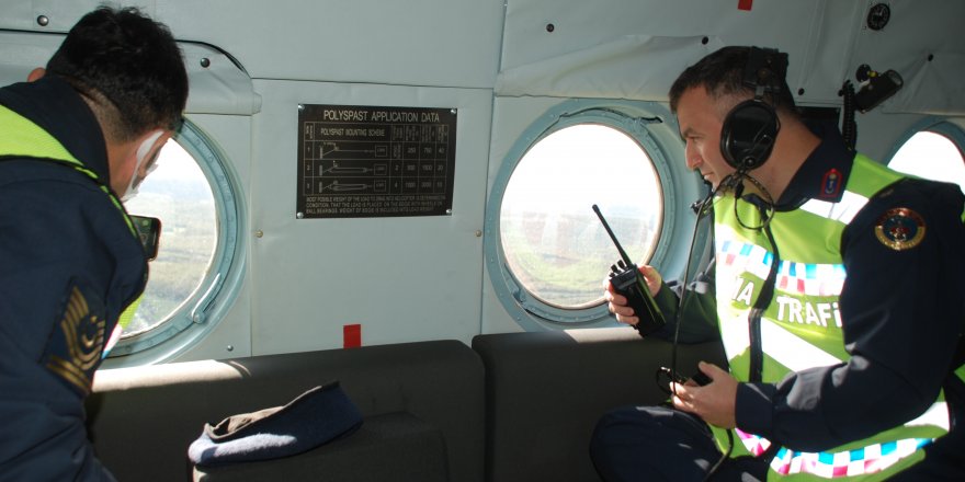 Kuzey Marmara’da helikopterli denetim