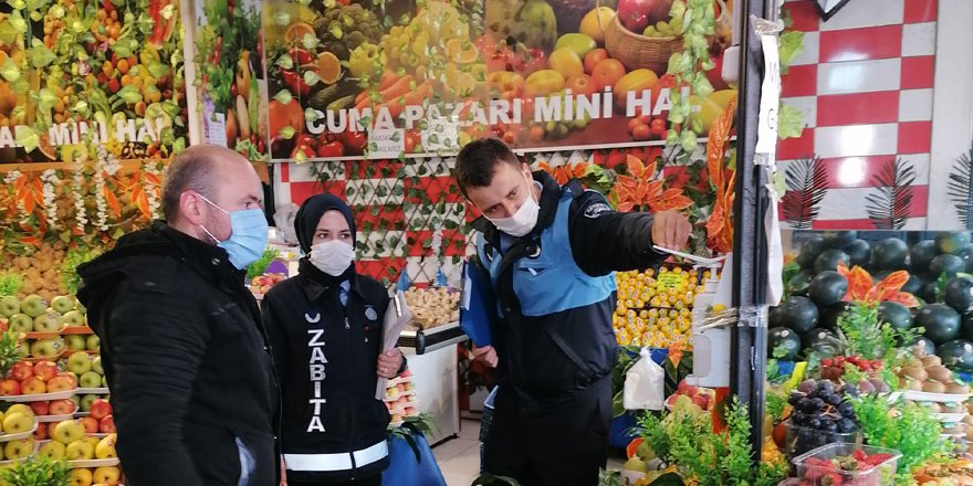 Zabıtadan manav denetimleri