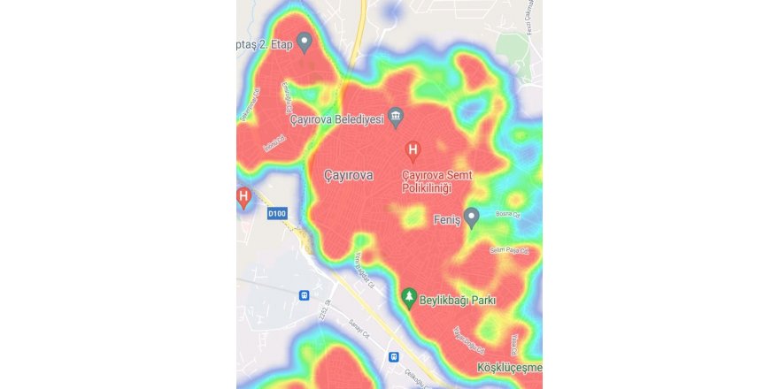 Kocaeli’de her yer kıpkırmızı