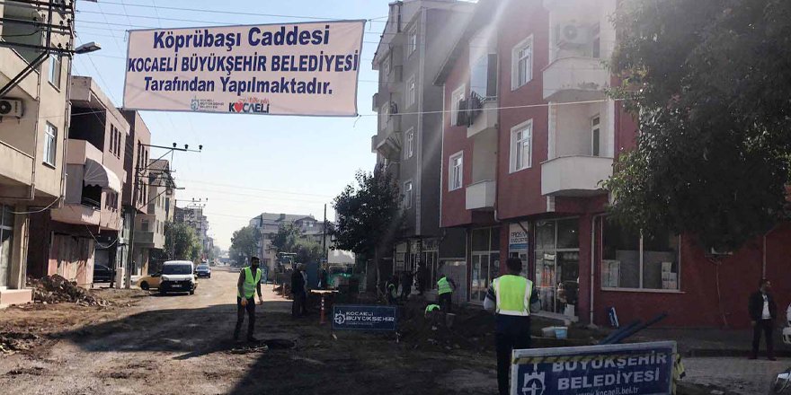 Köprübaşı Caddesi yenileniyor