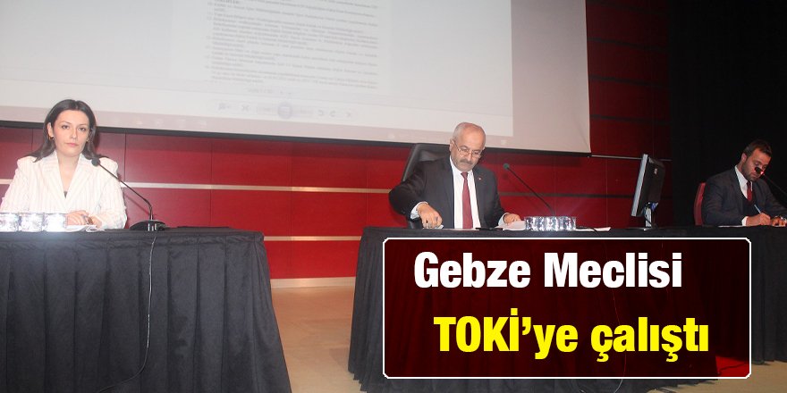 Gebze Meclisi TOKİ’ye çalıştı