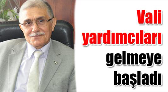 Vali yardımcıları göreve başladı