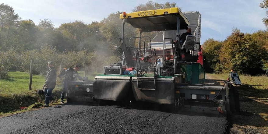 Devlet Hastanesi yolu asfaltlanıyor