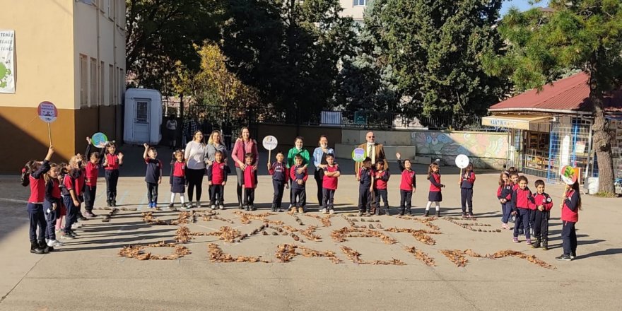 Minik öğrencilerden alkışlanacak çalışma