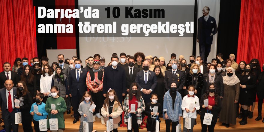 Darıca’da 10 Kasım anma töreni gerçekleşti