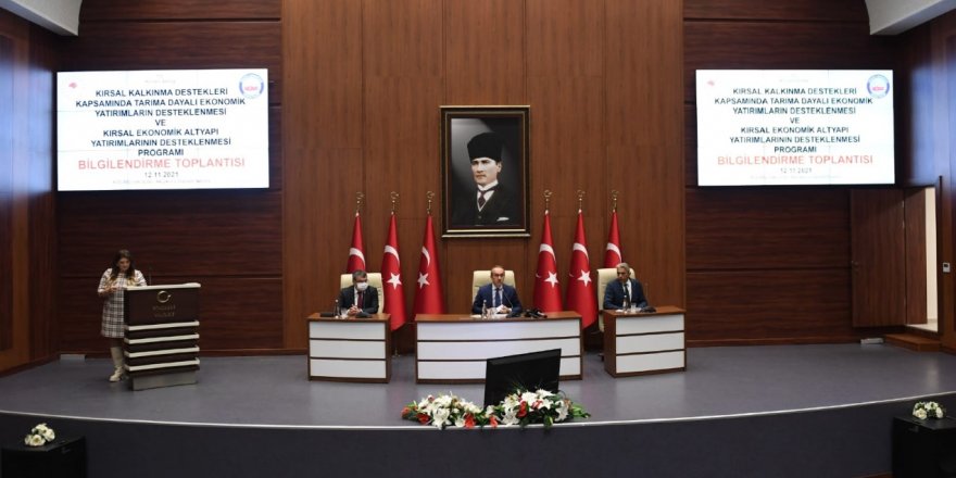 “Tarımsal alanda bizde varız diyelim”