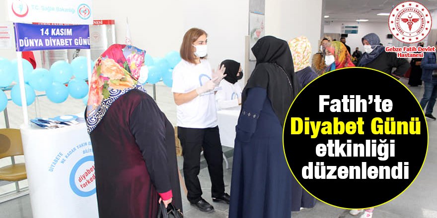 Fatih’te Diyabet Günü etkinliği düzenlendi