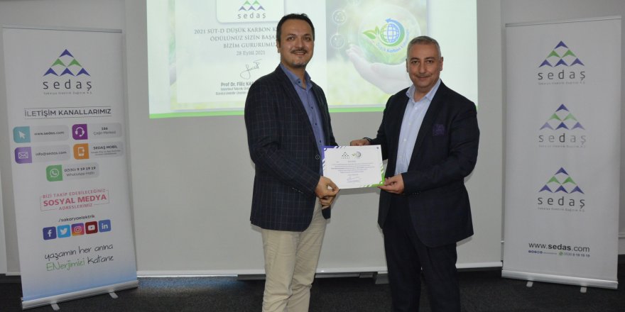 SEDAŞ’tan ödüllü çevreci proje için çalışanlara teşekkür