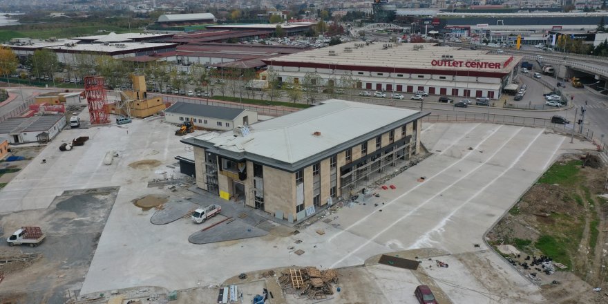 İtfaiye’nin yeni binasında yoğun çalışma