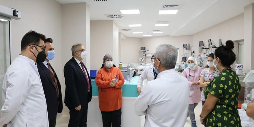 “7 yatak kapasiteli 3. düzey çocuk yoğun bakım” hizmete girdi