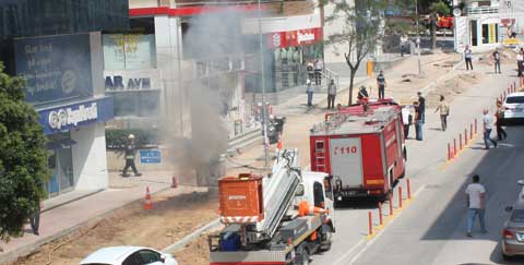 Trafo patlaması kokuttu