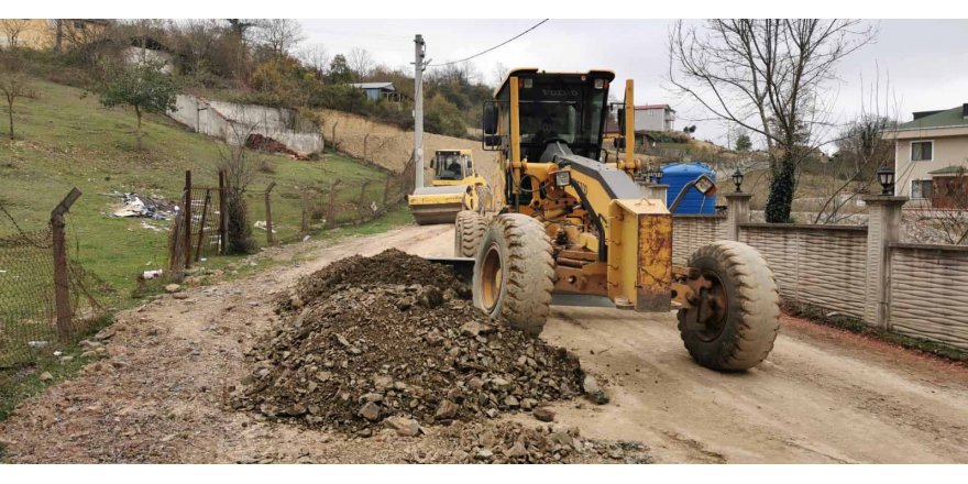 Yollarda bakım, onarım ve yapım çalışmaları