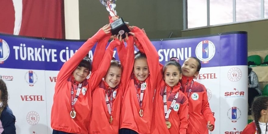 İzmitli cimnastikçiler Türkiye şampiyonu oldu