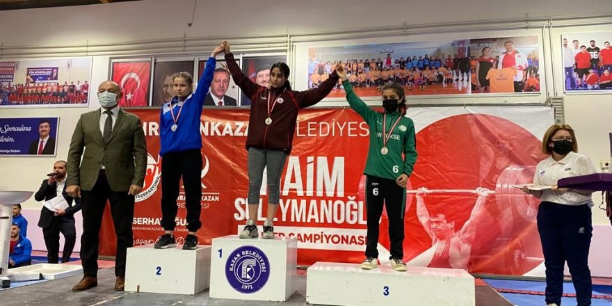 Halterciler Ankara’dan 3 gümüşle döndü