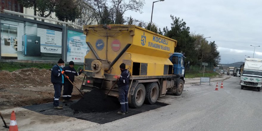 Pelitli ve Kadıllı’da yol onarım çalışması