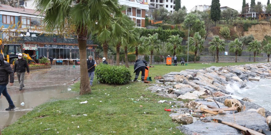 Darıca Belediyesi, lodosun yaralarını sarıyor