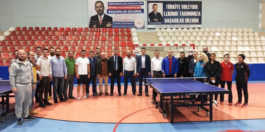 Hasan Gemici’de masa tenisi turnuvası