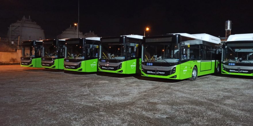 5 körüklü otobüs teslim edildi