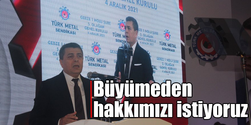 Büyümeden hakkımızı istiyoruz