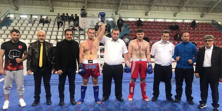 Kocaeli Kick Boks Low Kick Şampiyonası’nda teşekkür