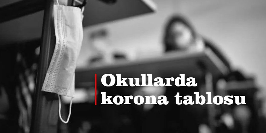 Okullarda korona tablosu