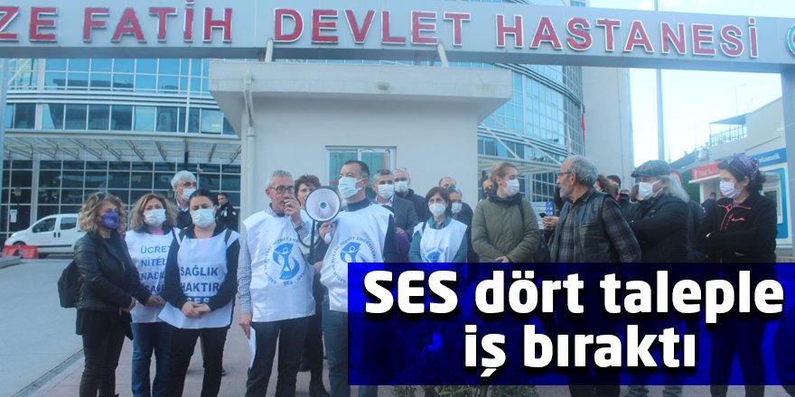 SES dört taleple iş bıraktı