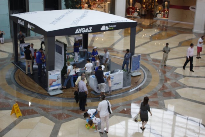 Aygaz'ın Uzay kapsülü iniyor