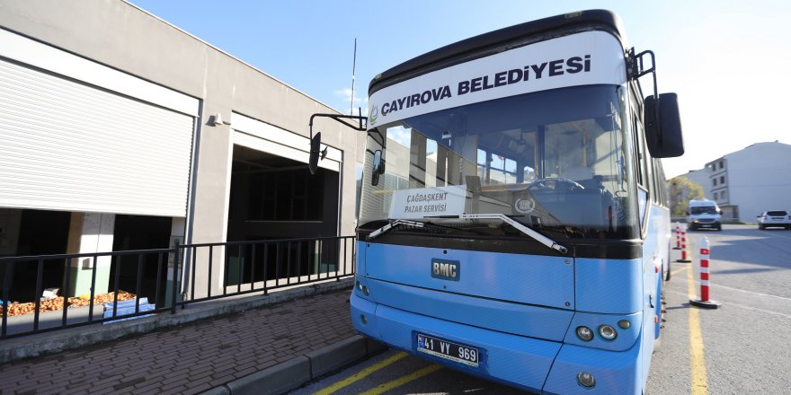 Semt pazarlarına servis hizmeti yeniden başladı