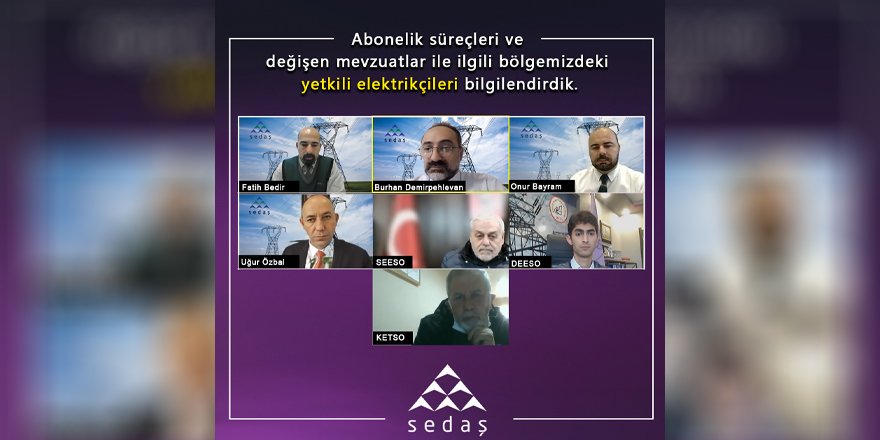 SEDAŞ’tan yetkili elektrikçilere seminer