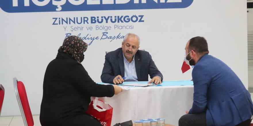 Başkan Büyükgöz Halk Buluşması’nda dinliyor