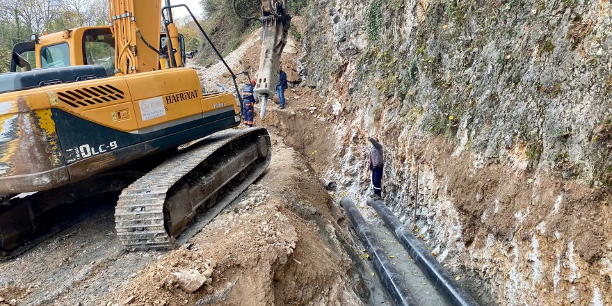 Gücük kaynağı hattı yenileniyor