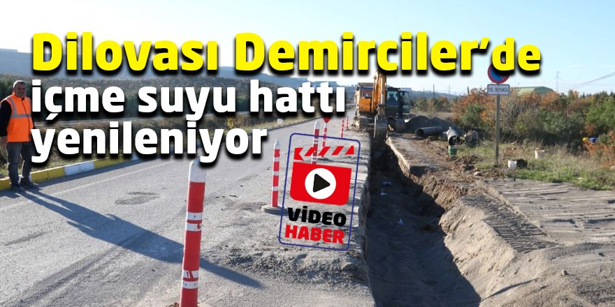 Dilovası Demirciler Köyü’nde içme suyu altyapı hattı yenilemesi