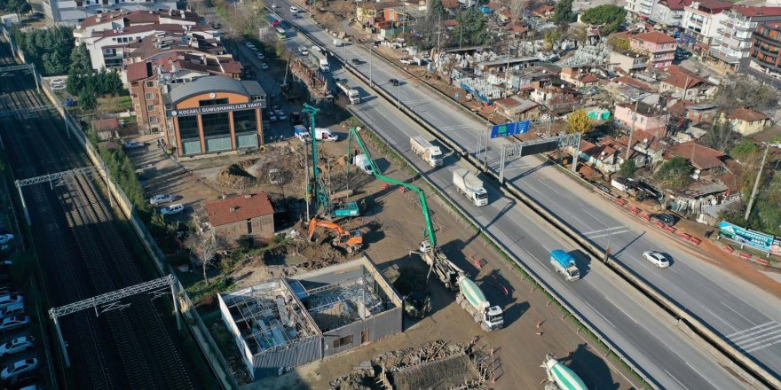 Tramvay projesi betonarme imalatlarıyla sürüyor