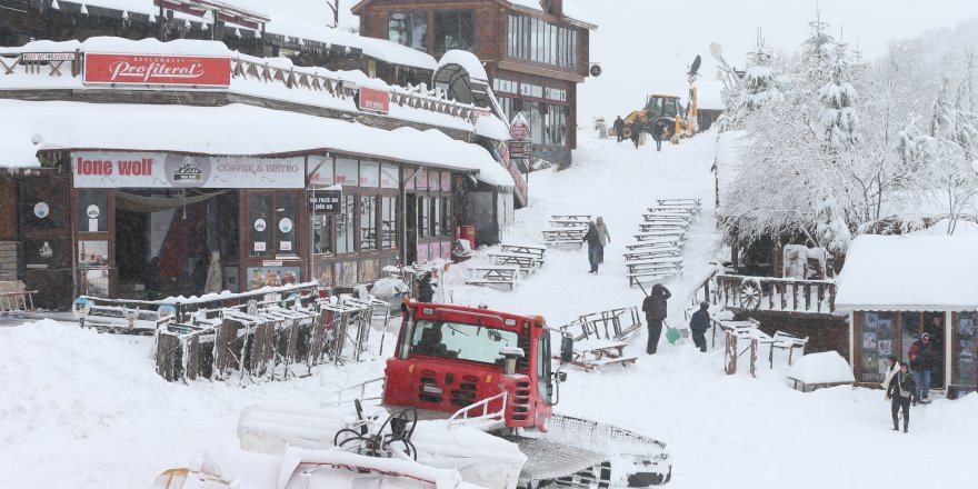 Kayak pistlerinin açılması bekleniyor