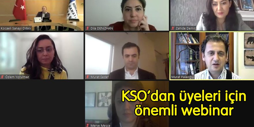 KSO’dan üyeleri için önemli webinar