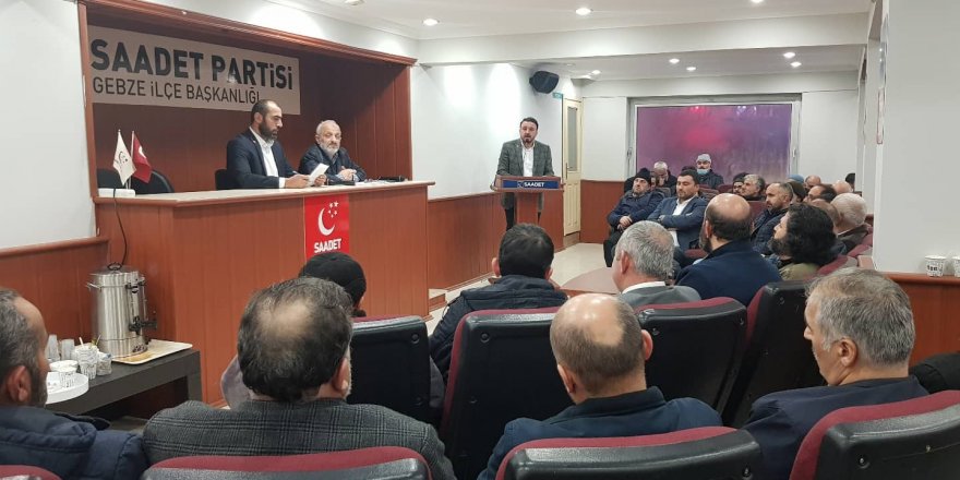 SP Gebze’de divan toplantısı gerçekleştirildi